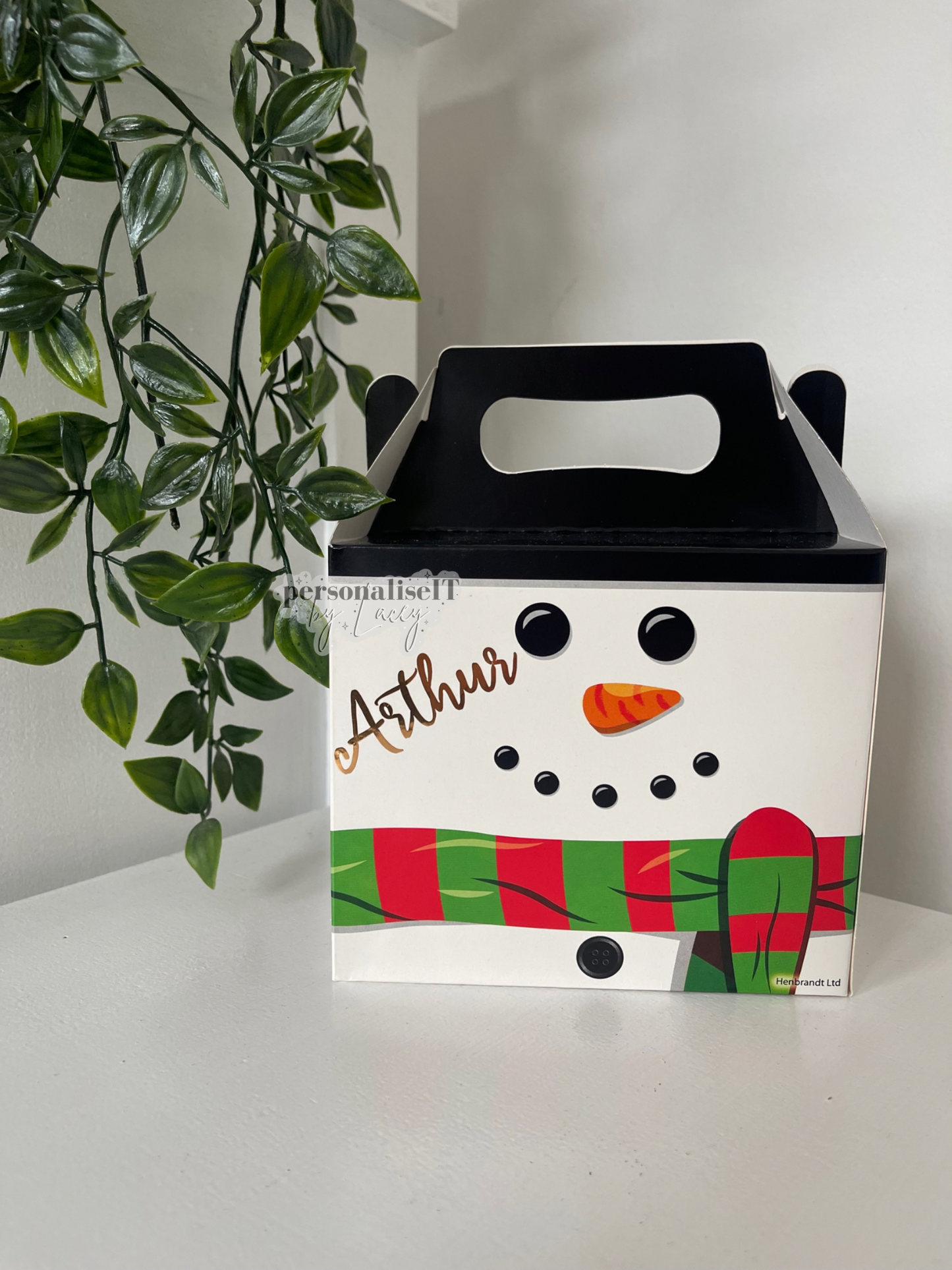 Personalised Santa and Snowman Box