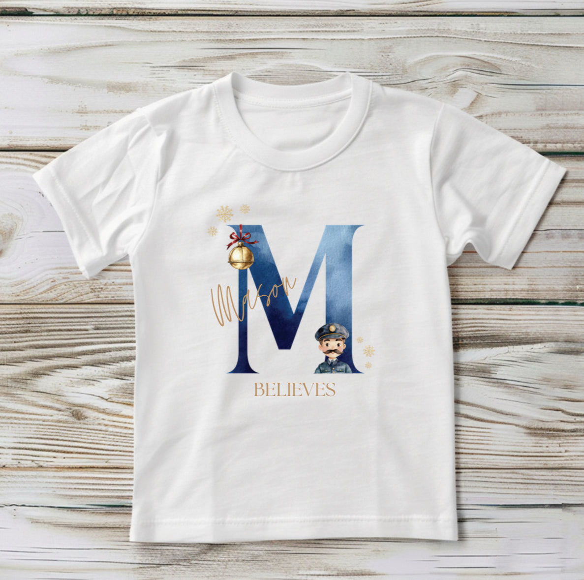 Train Conductor Alphabet T-shirt