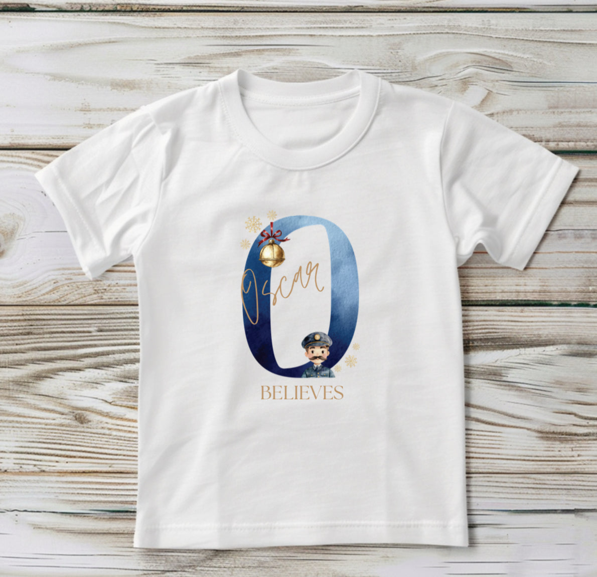 Train Conductor Alphabet T-shirt