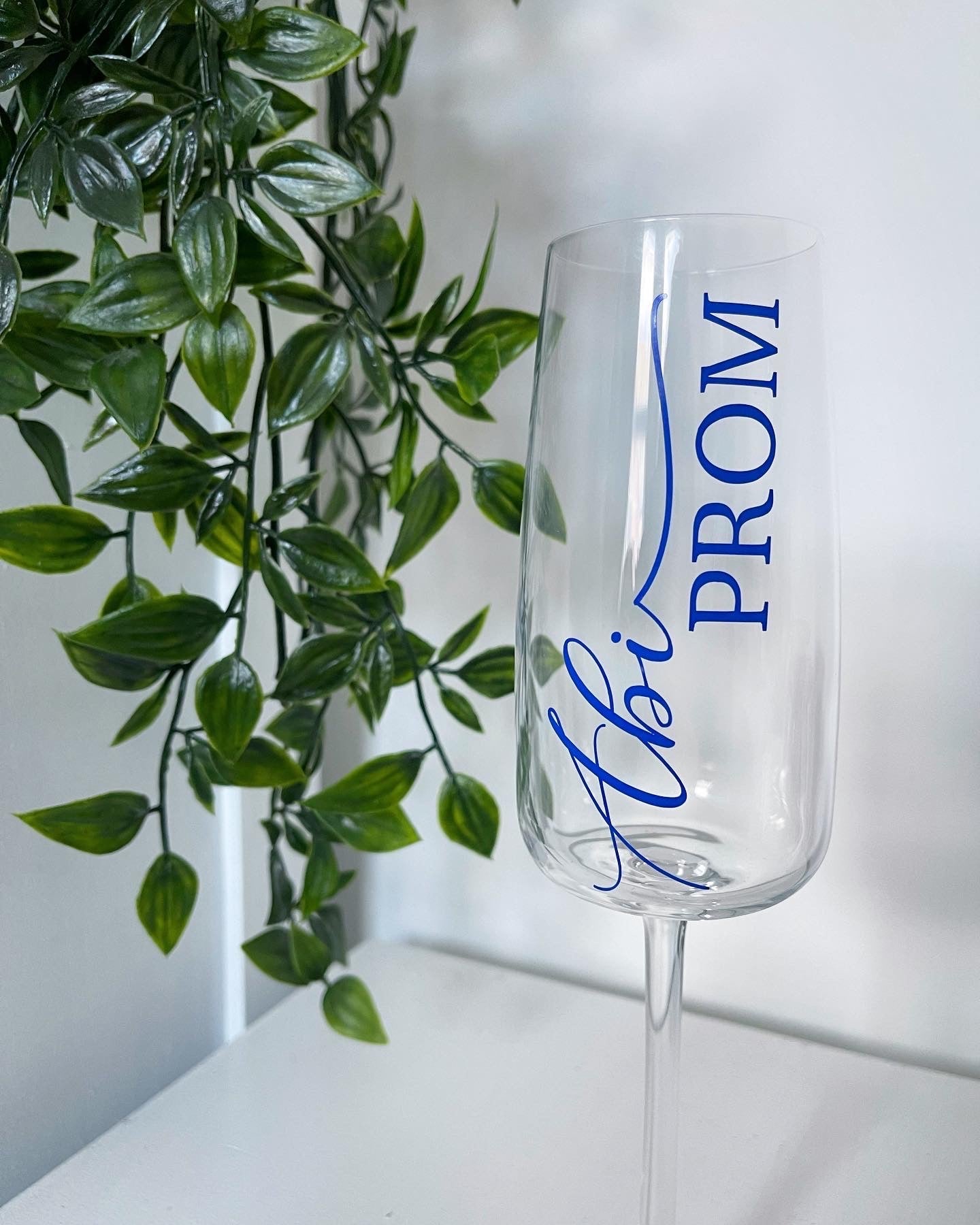 Personalised Prom Prosecco Glass