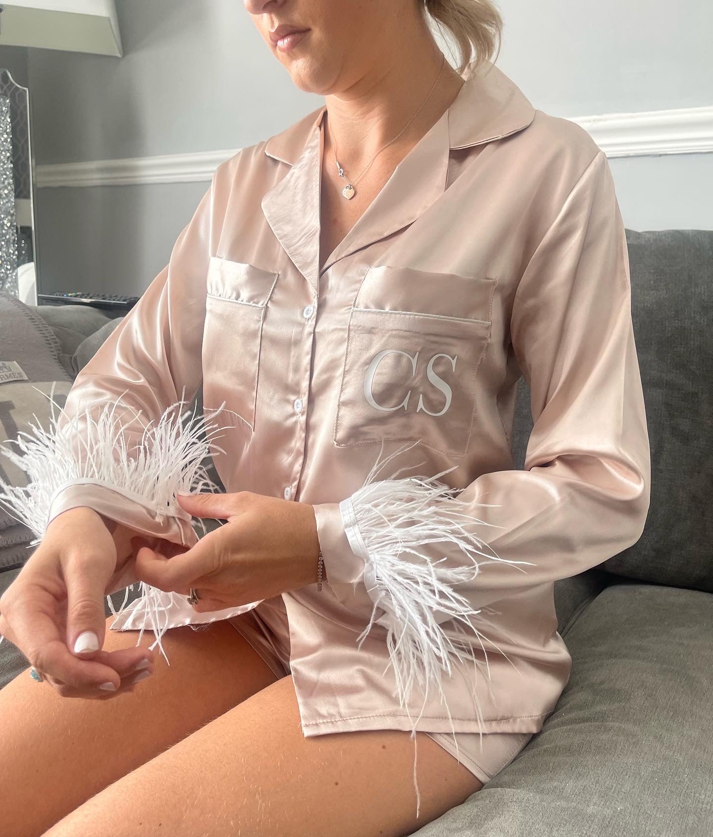 Feather Short Pyjama Set