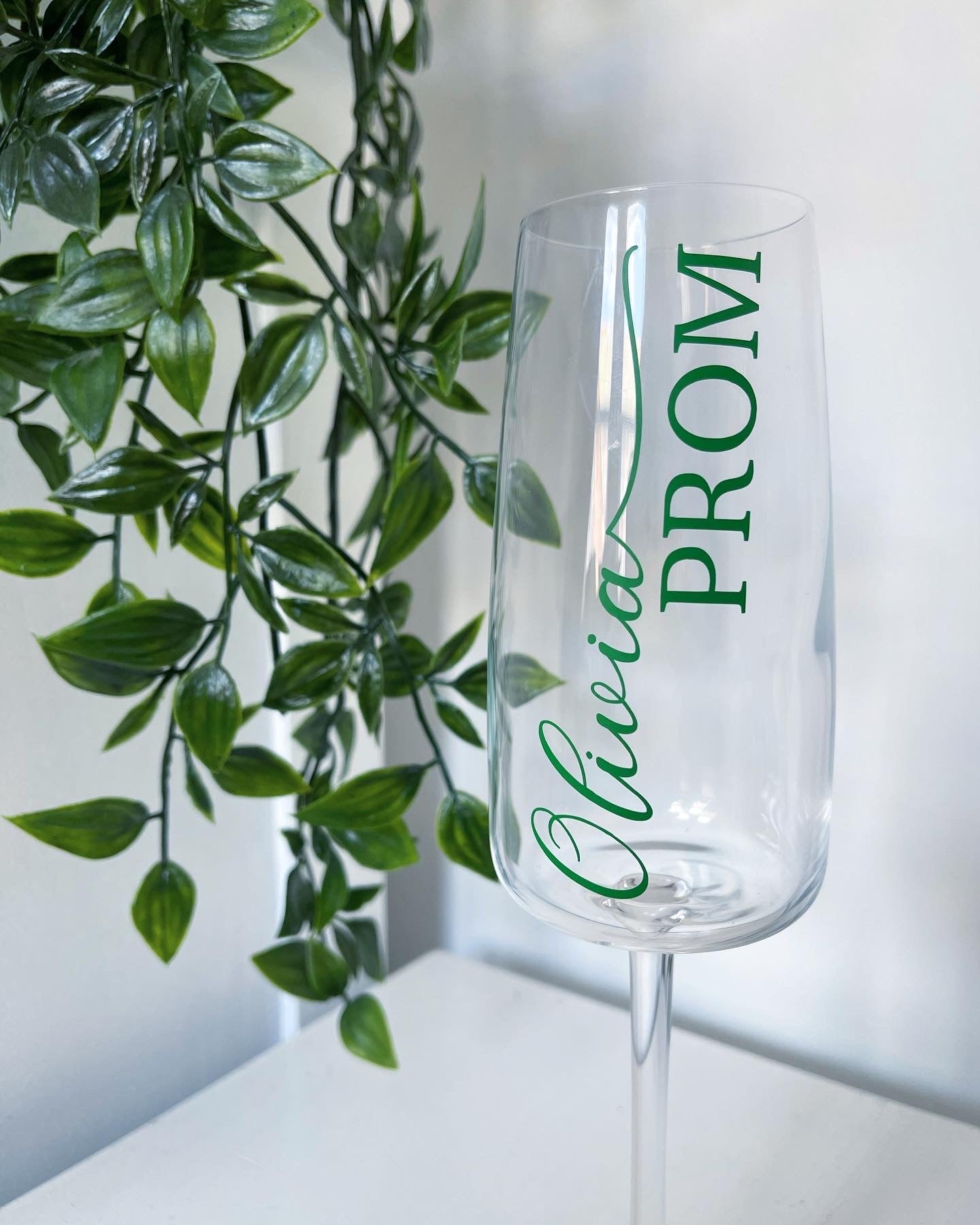 Personalised Prom Prosecco Glass