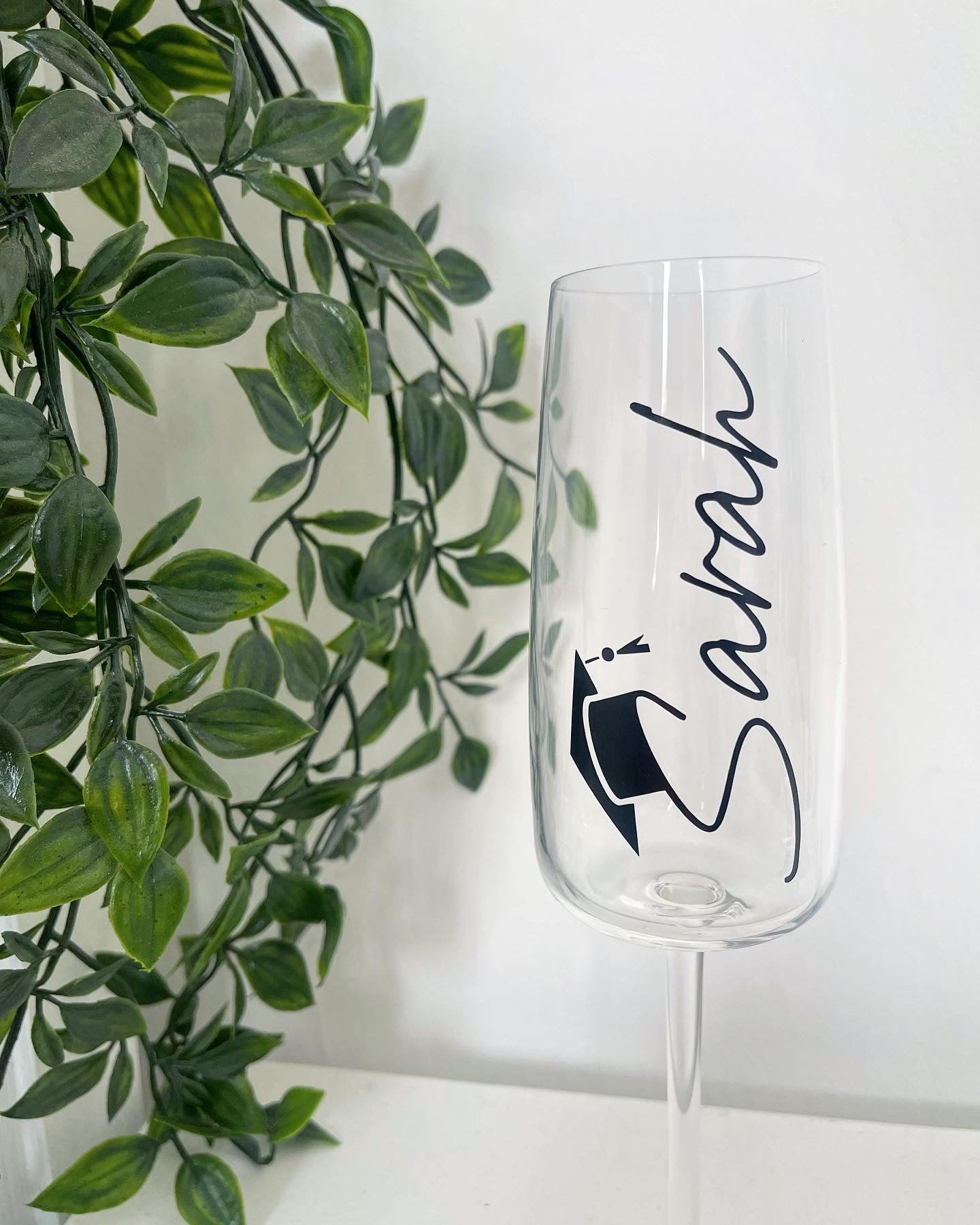 Personalised Graduation Glass