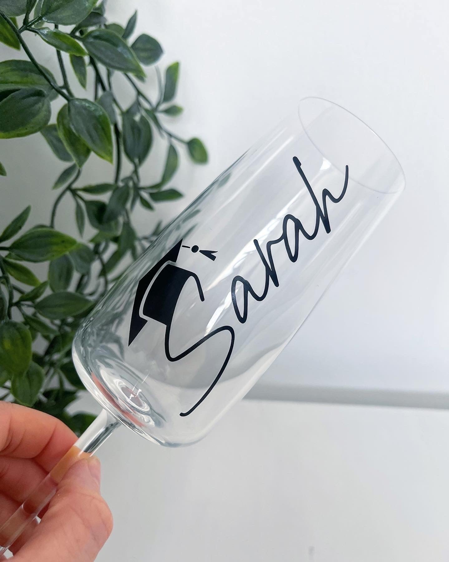 Personalised Graduation Glass