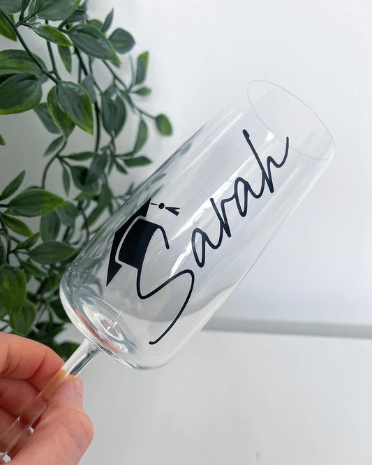 Personalised Graduation Glass